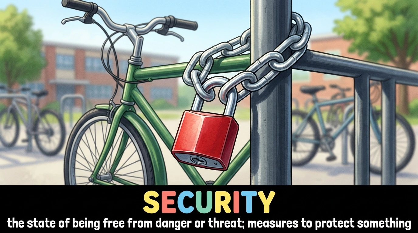 English Illustration for security